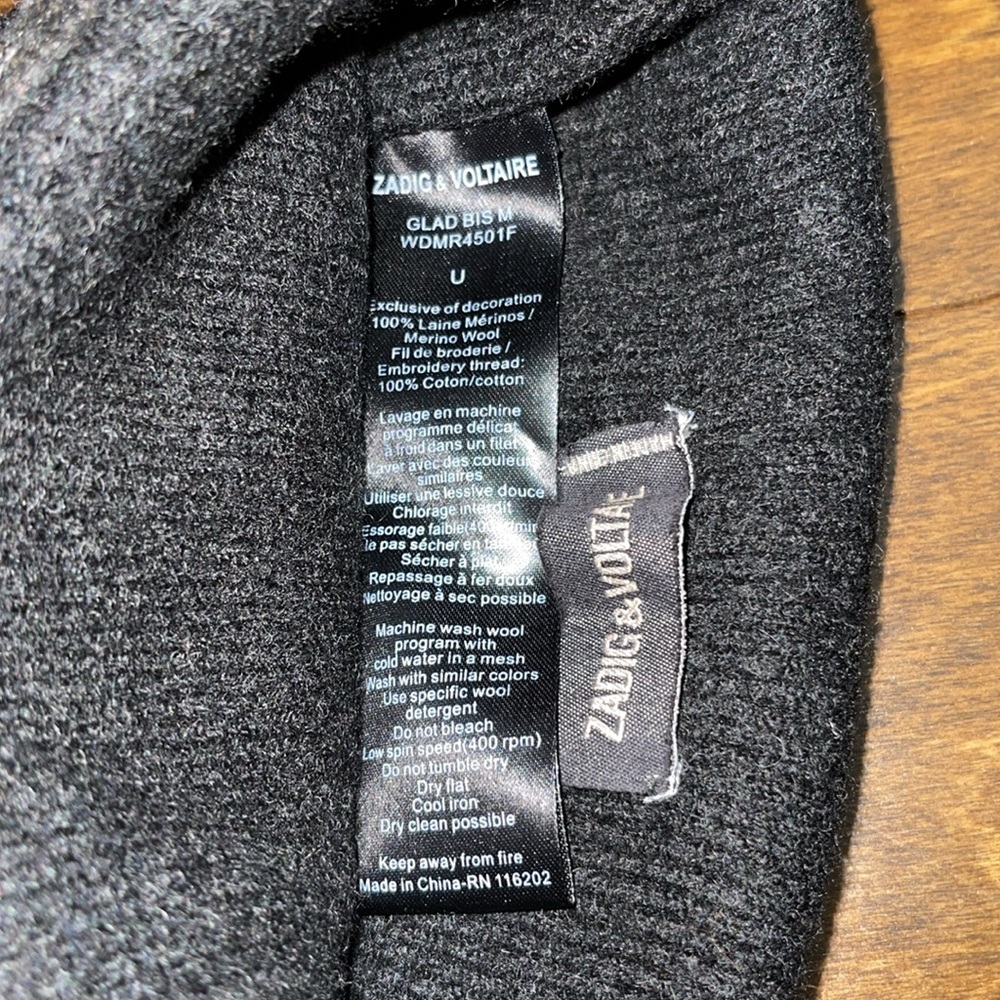 Zadig & Voltaire “NIRVANA” beanie - Picture 4 of 5
